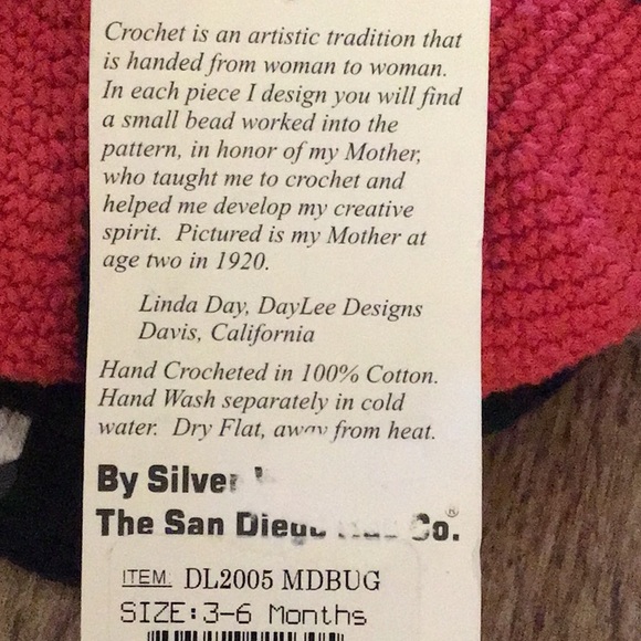 DayLee Design Ladybug crochet cap - Picture 5 of 7